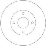Bremsscheibe Nissan P. Primera 96 DF4169 Bremsscheibe Nissan P. Primera 96 DF4169