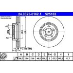 Bremsscheibe Volvo P. C30/C70/S40/V50 04-13 Power Disc 24.0325-0162.1 Bremsscheibe Volvo P. C30/C70/S40/V50 04-13 Power Disc 24.0325-0162.1