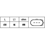 HELLA Impulsgeber, Kurbelwelle 6PU 009 146-541 HELLA Impulsgeber, Kurbelwelle 6PU 009 146-541