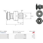 FREILAUFGETRIEBE, STARTER SD0073P FREILAUFGETRIEBE, STARTER SD0073P
