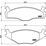 BREMBO Bremsklötze VA P 85 024 BREMBO Bremsklötze VA P 85 024