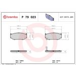BREMBO Bremsklötze VA P 79 023 BREMBO Bremsklötze VA P 79 023