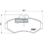 Japanparts Bremsbeläge PP-0513AF Japanparts Bremsbeläge PP-0513AF