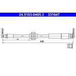 Bremsschlauch 24.5103-0405.3 Bremsschlauch 24.5103-0405.3