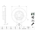 Bremsscheibe VA 0 986 479 215 Bremsscheibe VA 0 986 479 215