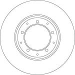 TRW Bremsscheibe DF6905 TRW Bremsscheibe DF6905