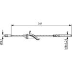 Handbremsseil 1987482188 Handbremsseil 1987482188