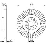 Bremsscheibe VA 0 986 479 589 Bremsscheibe VA 0 986 479 589