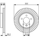 Bosch Bremsscheibe 0 986 479 154 Bosch Bremsscheibe 0 986 479 154