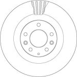 Bremsscheibe Mazda P. Cx-7/Cx-9 07 DF8043 Bremsscheibe Mazda P. Cx-7/Cx-9 07 DF8043