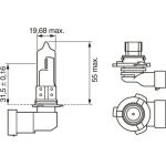 HB3 12V 60W PURE LIGHT 1987302152 HB3 12V 60W PURE LIGHT 1987302152