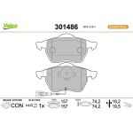 Valeo Bremsbelagsatz 301486 Valeo Bremsbelagsatz 301486