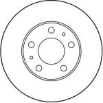 Bremsscheibe Fiat P.Ducato 94-/02-/06- 18 300Mm DF2722 Bremsscheibe Fiat P.Ducato 94-/02-/06- 18 300Mm DF2722