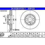 Bremsscheibe Volvo P. S60/S80/V70/Xc70 2.0-3.0 98-10 Power Disc 24.0328-0123.1 Bremsscheibe Volvo P. S60/S80/V70/Xc70 2.0-3.0 98-10 Power Disc 24.0328-0123.1