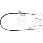 A.B.S. Handbremsseil Seilzug Festellbremse K19908 A.B.S. Handbremsseil Seilzug Festellbremse K19908