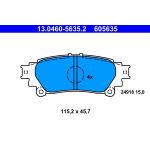 Bremsbelagsatz Lexus T. Rx 3.5 09-15 13.0460-5635.2 Bremsbelagsatz Lexus T. Rx 3.5 09-15 13.0460-5635.2