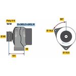 Bosch Generator 0124515190 Bosch Generator 0124515190