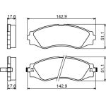 0 986 494 173 Bosch Bremsbelagsatz 0 986 494 173 0 986 494 173 Bosch Bremsbelagsatz 0 986 494 173