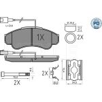 Bremsbelagsatz Fiat P.Ducato 02 025 239 1919/PD Bremsbelagsatz Fiat P.Ducato 02 025 239 1919/PD