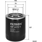 OP 619/1 Filtron Ölfilter OP 619/1 OP 619/1 Filtron Ölfilter OP 619/1
