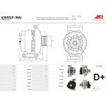 A3055(P-INA) AS-PL Lichtmaschine (Generator) A3055(P-INA)