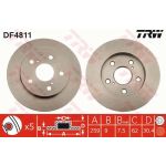 Bremsscheibe Toyota T. Auris DF4811 Bremsscheibe Toyota T. Auris DF4811