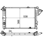 MAHLE Kühler, Motorkühlung CR 439 000S MAHLE Kühler, Motorkühlung CR 439 000S