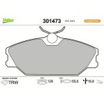Valeo Bremsbelagsatz 301473 Valeo Bremsbelagsatz 301473