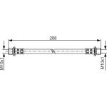 Bosch Bremsschlauch 1987481129