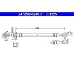 ATE Bremsschlauch 24.5292-0240.3 ATE Bremsschlauch 24.5292-0240.3