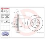 82 481 079 Bremsscheibe VA 09.5844.10 82 481 079 Bremsscheibe VA 09.5844.10
