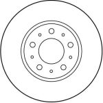 Bremsscheibe Volvo P. S70/S90/V DF2671 Bremsscheibe Volvo P. S70/S90/V DF2671