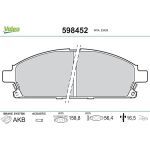 Valeo Bremsbelagsatz 598452 Valeo Bremsbelagsatz 598452