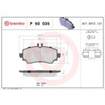 BREMBO Bremsklötze VA P 50 035