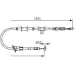 Handbremsseil li 1987482064 Handbremsseil li 1987482064