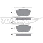 TOMEX brakes Bremsbelagsatz, Scheibenbremse TX 12-48 TOMEX brakes Bremsbelagsatz, Scheibenbremse TX 12-48