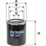 FILTRON Ölfilter OP 597 FILTRON Ölfilter OP 597