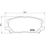 BREMBO Bremsklötze VA P 83 067 BREMBO Bremsklötze VA P 83 067