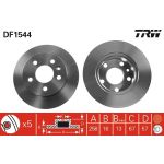 TRW Bremsscheibe DF1544 TRW Bremsscheibe DF1544