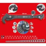 KS TOOLS Einhand-Multifunktionsschlüssel, 8-17/14-32 mm 114.0055