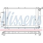 Nissens Wasserkühler PKW 641111 Nissens Wasserkühler PKW 641111