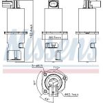 Nissens AGR-Ventil 98163 Nissens AGR-Ventil 98163