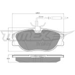 TOMEX brakes Bremsbelagsatz, Scheibenbremse TX 12-442 TOMEX brakes Bremsbelagsatz, Scheibenbremse TX 12-442