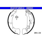 ATE Bremsbackensatz 03.0137-0543.2