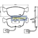 Japanparts Bremsbeläge PA-0304AF Japanparts Bremsbeläge PA-0304AF