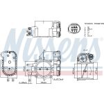 Nissens Drosselklappenstutzen 955036 Nissens Drosselklappenstutzen 955036