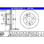 Bremsscheibe Vw P. Lt 28-46 2.5-2.8 Tdi 96-06 Power Disc 24.0322-0161.1