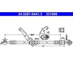 ATE Bremsschlauch 24.5287-0441.3 ATE Bremsschlauch 24.5287-0441.3