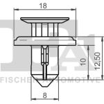 FA1 Befestigungsclip Zier-/Schutzleiste 75-30006.10 FA1 Befestigungsclip Zier-/Schutzleiste 75-30006.10