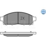 MEYLE Bremsbelagsatz Mitsubishi L200 06- Mit Sensor 025 245 2916/W MEYLE Bremsbelagsatz Mitsubishi L200 06- Mit Sensor 025 245 2916/W